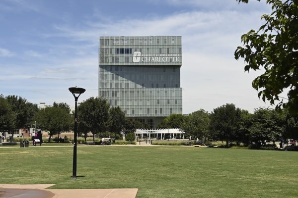 The View of The Dubois Center from First Ward Park